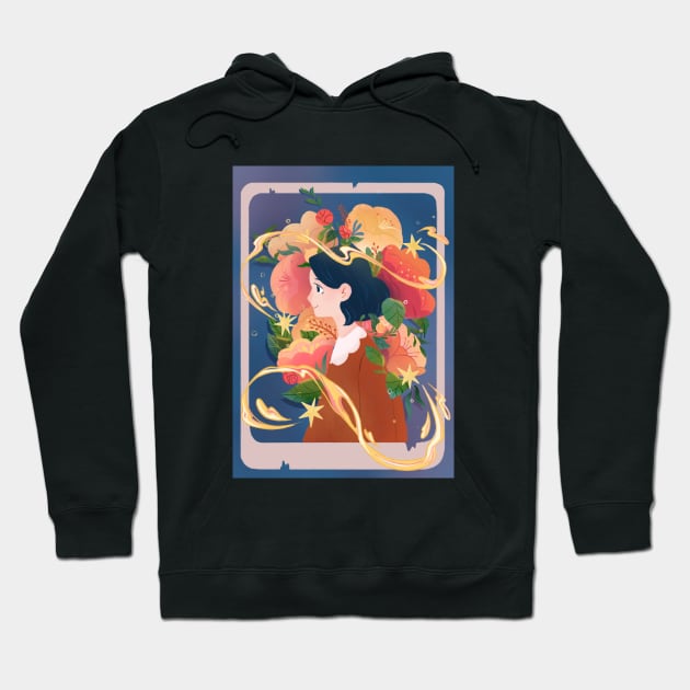 the dreaming girl Hoodie by green_socks